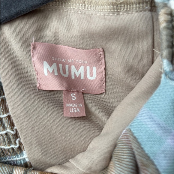 Show Me Your MuMu Brown and Gray Plaid Blouse - Picture 2 of 5